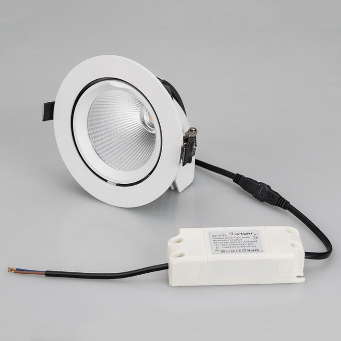 Встраиваемый светодиодный светильник Arlight LTD-Explorer-R130-20W Warm3000 024031 - 1