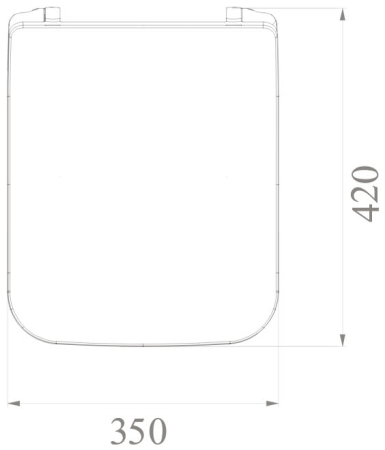 Сиденье для унитаза Boheme Puro белое с системой микролифт 957-W - 1