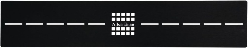 Накладка для сифона Allen Brau Infinity для поддона 120х90 черный матовый 8.210N4-BBA - 0