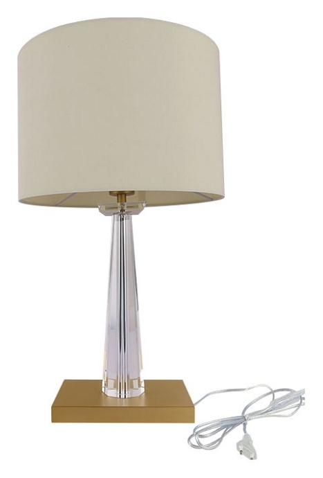 Настольная лампа декоративная Newport 3540 3541/T brass - 0