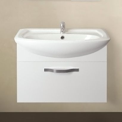Мебель для ванной 1MarKa Вита 65П с 1 ящиком, белый глянец - 1