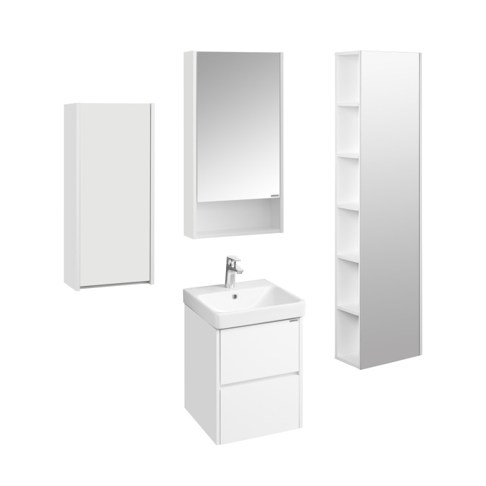 Зеркало-шкаф Aquaton Сканди 45 белый 1A252002SD010 - 4