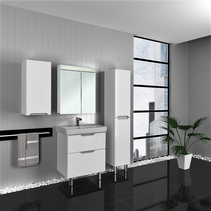 Мебель для ванной Dreja.Eco Q Plus 60 белая - 0
