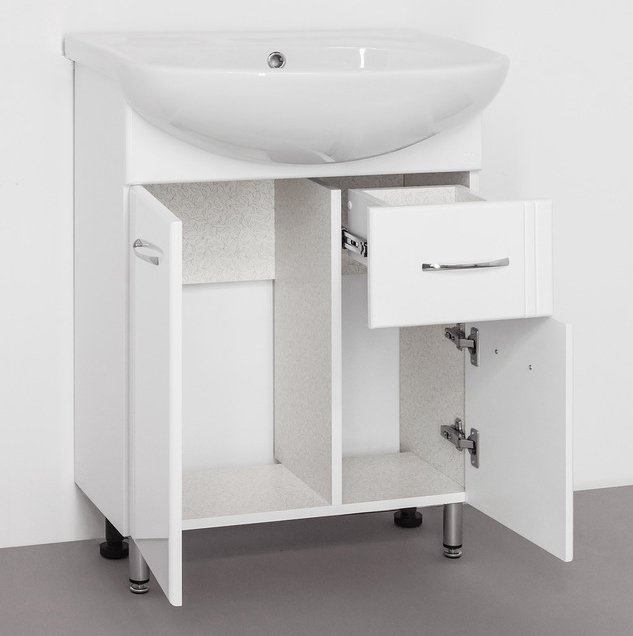 Мебель для ванной Style Line Эко Стандарт №11 61 белая - 3