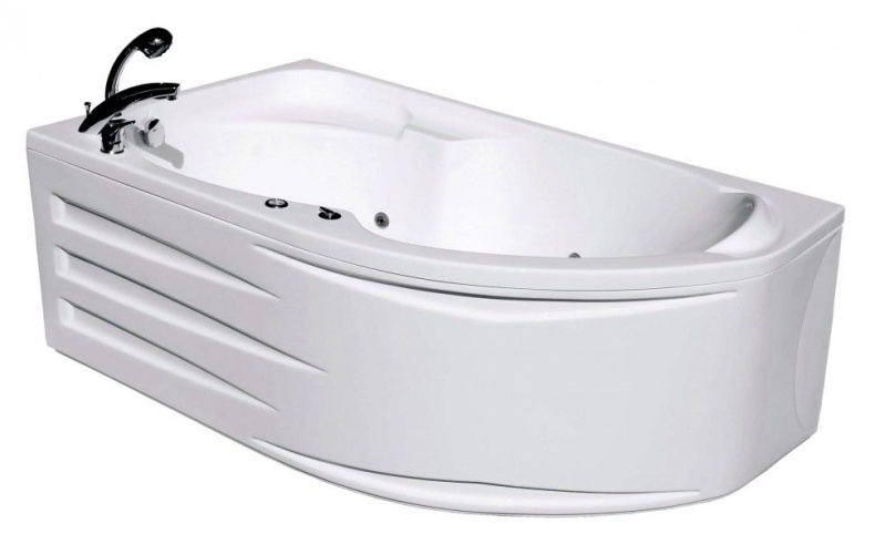 Акриловая ванна 1MarKa Diana 170x105  L с каркасом 2200000079909 - 1