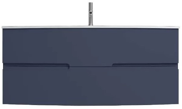 EB1890RU-G98 Nona  Мебель с интегрированными ручками, глянцевый темно-синий, 120 см, 2 ящика - 0