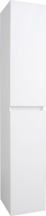 Шкаф-пенал Style Line Даймонд Люкс Plus подвесной, белый СС-00000484 - 0