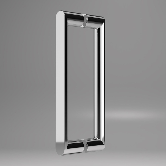 Душевая дверь в нишу Vincea Dice 110x200 профиль хром стекло прозрачное VDS-4D110CL - 1