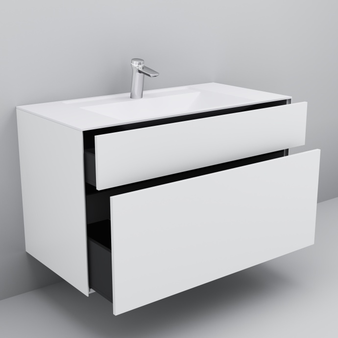 Мебель для ванной Am.Pm Inspire V2.0 100 белый матовый - 5