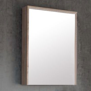 Зеркало-шкаф Aquaton Стоун 60 R с подсветкой светлое дерево 1A231502SX850 - 3
