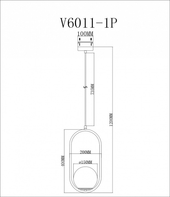 Подвесной светильник Moderli Klaster V6011-1P - 1