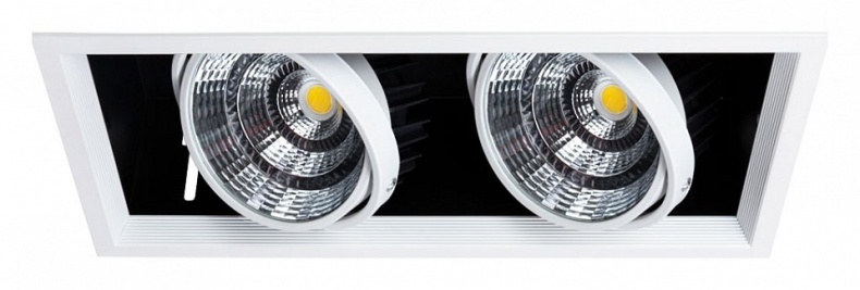 Встраиваемый светодиодный светильник Arte Lamp Merga A8450PL-2WH - 0