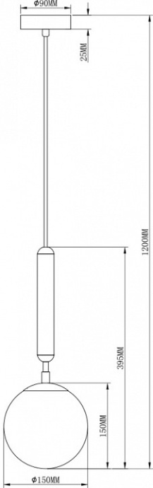 Подвесной светильник Moderli Host V2850-1P - 2