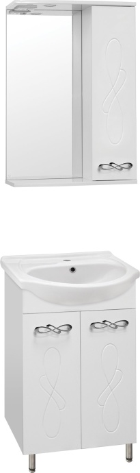 Мебель для ванной Style Line Венеция 55 белая - 0