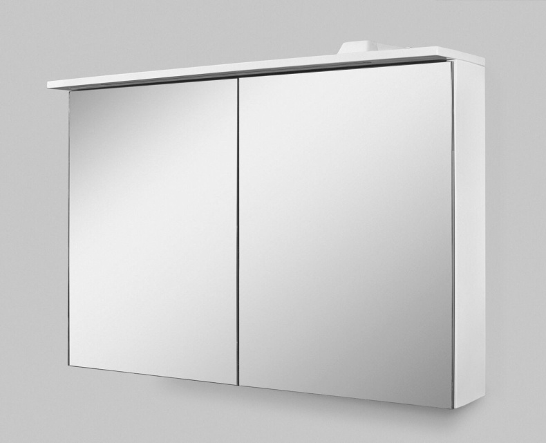 Зеркало-шкаф AM.PM Spirit V2.0 100 с LED-подсветкой, белый глянец M70AMCX1001WG - 2