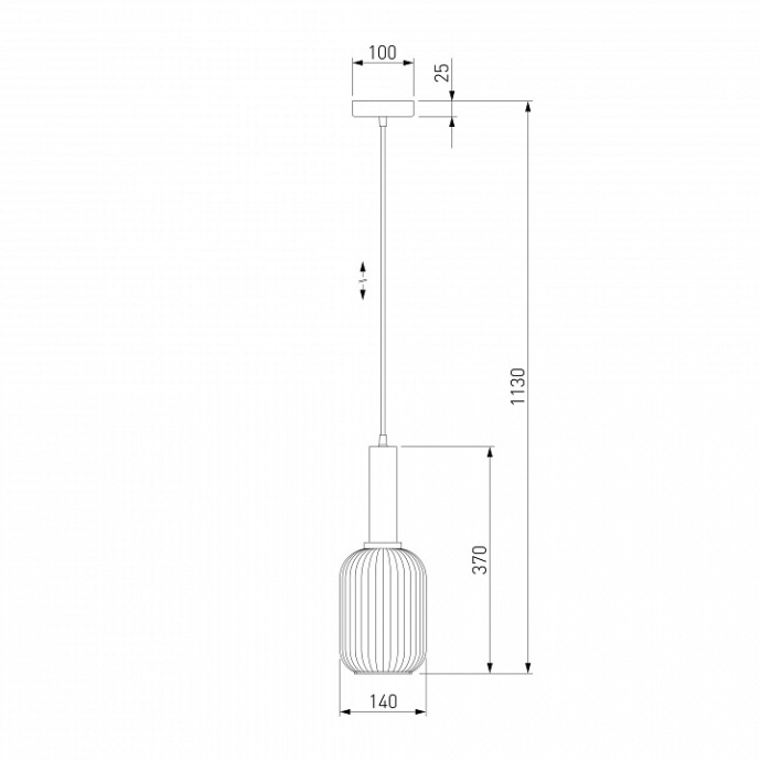 Подвесной светильник Eurosvet Bravo 50181/1 дымчатый - 2