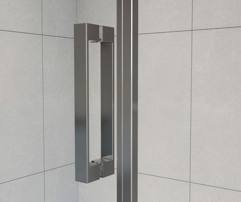 Душевая дверь в нишу Vincea Flex VDP-1F900CL 90 см, хром, стекло прозрачное - 5