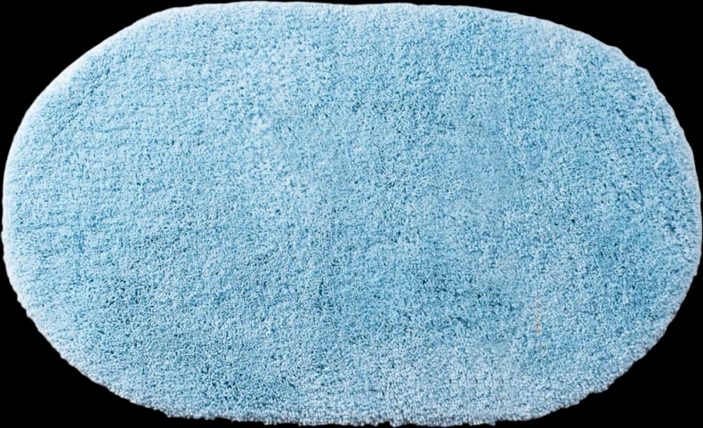 Коврик для ванной комнаты Wasserkraft Dill голубой BM-3946 - 0
