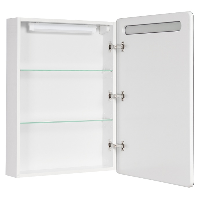 Зеркало-шкаф Aquaton Америна 60 R с подсветкой белый 1A135302AM01R - 1