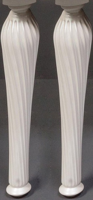 Ножки для тумбы Boheme Armadi Art Vallessi Avangarde Spirale 35 белый 848-W-35 - 1