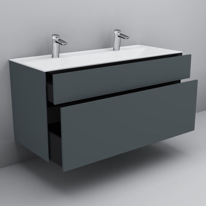 Мебель для ванной Am.Pm Inspire V2.0 120 графит матовый - 5