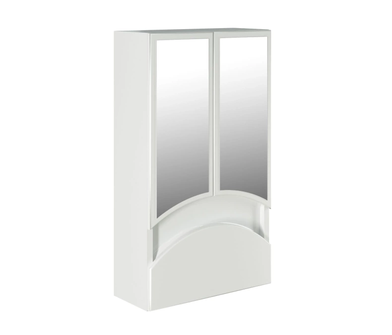 Зеркало-шкаф навесной без подсветки MIXLINE Радуга-46 белый  522473 - 0