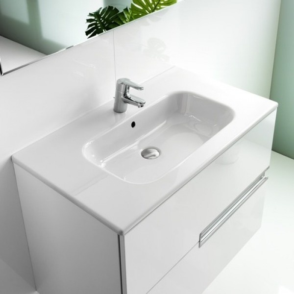 Мебель для ванной Roca Victoria Nord Ice Edition 80 белая - 4