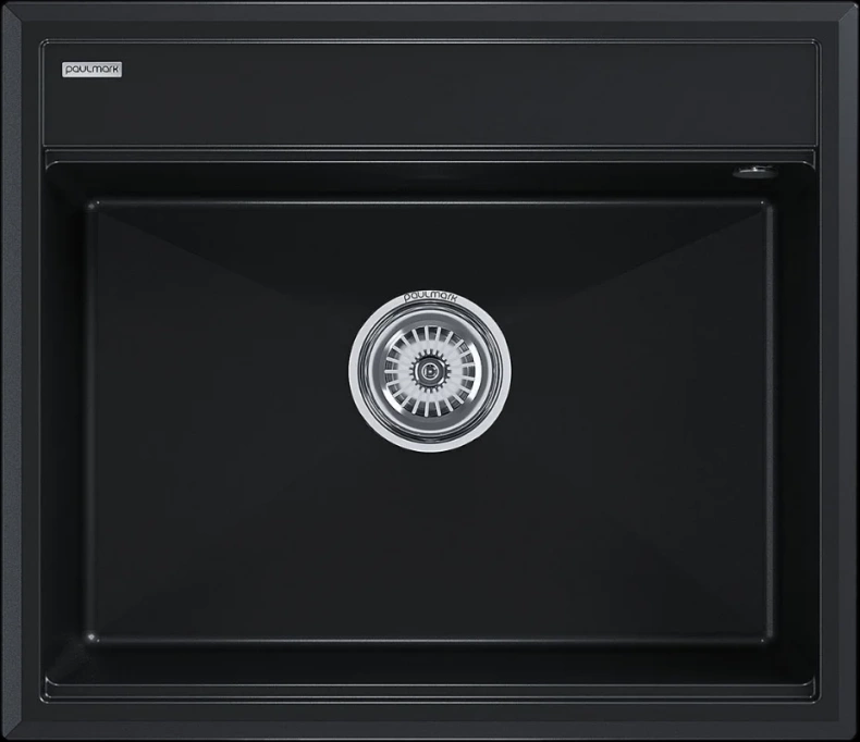 Мойка кухонная Paulmark Stepia 59 черный матовый PM115951-BLM - 0