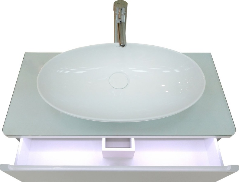 Мебель для ванной Misty Скай 80 подвесная, с подсветкой - 5