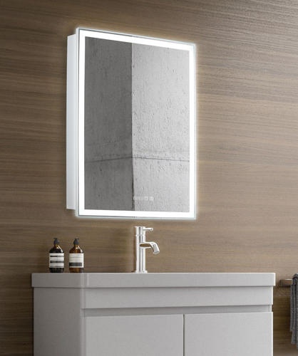 Зеркало-шкаф Azario Киото 60х80 белый  LED-00002358 - 1