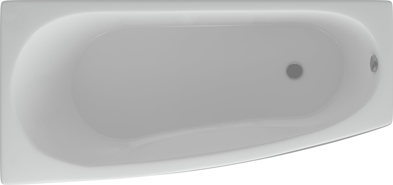 Акриловая ванна Акватек Пандора 160x75 L, с фронтальным экраном PAN160-0000038 - 0