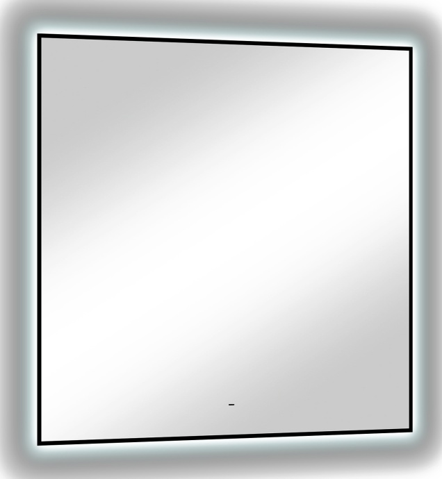 Зеркало DIWO Элиста 100x100 черное, с подсветкой сенсорной, квадратное, в скандинавском стиле ЗЛП1739 - 9