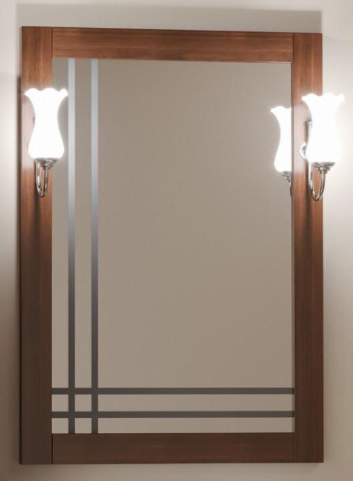 Зеркало Сакура 60, цвет свет.орех, левое Z0000010822 - 0