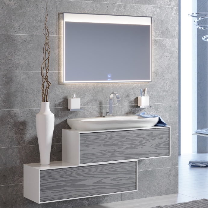 Мебель для ванной Aqwella 5 stars Genesis 100 миллениум серый - 0