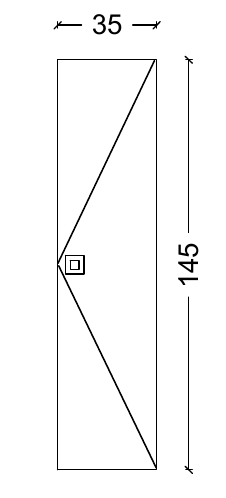 Шкаф - пенал Armadi Art Lucido 35 подвесной серый 772-GR - 4
