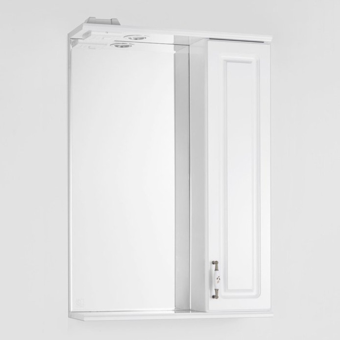 Зеркало-шкаф Style Line Олеандр-2 55/С Люкс, белый ЛС-00000049 - 0
