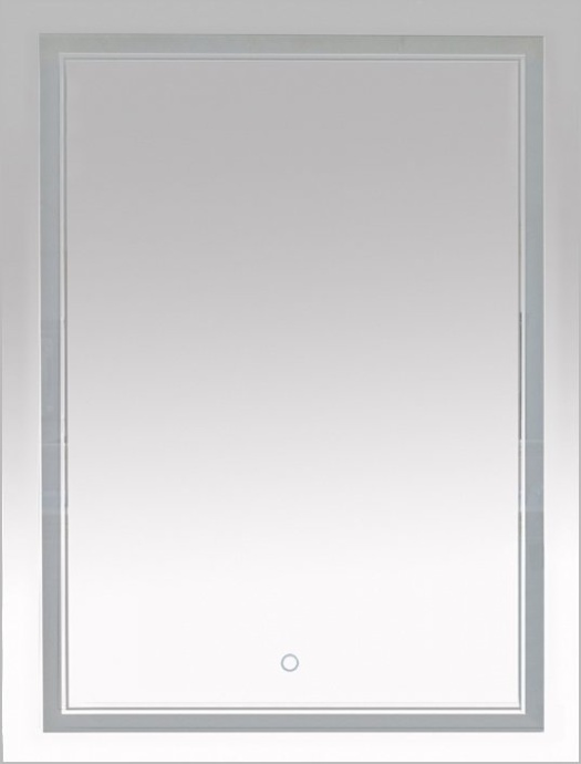 Зеркало Misty Неон 2 LED 60x80, сенсор на зеркале П-Нео060080-2ПРСНЗДВП - 1