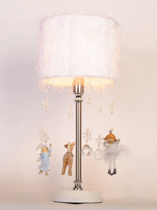 Настольная лампа декоративная Manne Manne TL.7722-1CR.W-BLUE - 1