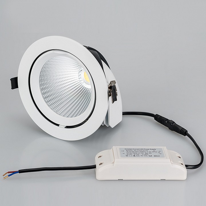 Встраиваемый светодиодный светильник Arlight LTD-150WH-Explorer-30W Day White 38deg 023683 - 1