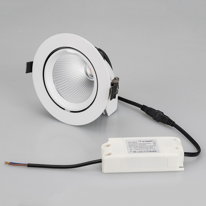 Встраиваемый светодиодный светильник Arlight LTD-Explorer-R130-20W Day4000 024030 - 1