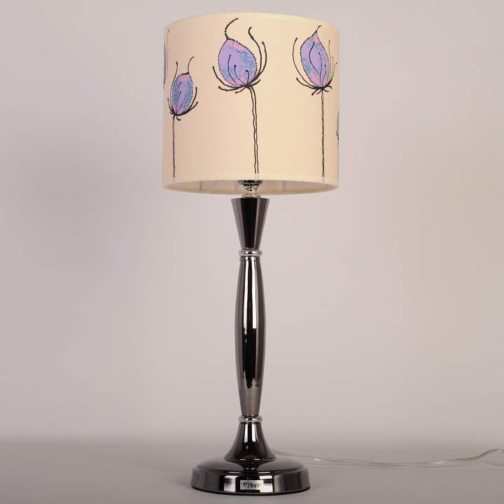 Настольная лампа декоративная Manne TL.7734-1BL TL.7734-1BL (цветы) лампа настольная 1л - 0