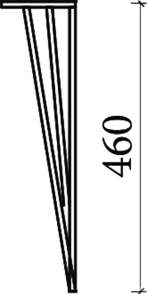 Ножки для тумбы Armadi Art Lucido 46 хром 775-046-CR - 4