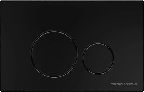Комплект подвесного унитаза с инсталляцией Ceramica Nova Forma с кнопкой Round черной матовой CN3009_1001B_1000 - 5
