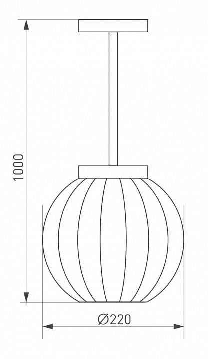 Уличный подвесной светодиодный светильник Arlight LGD-Pearl-Hang-7W Warm3000 030004 - 1
