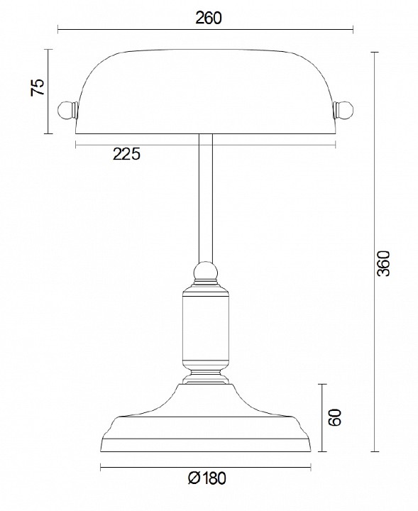Настольная лампа Maytoni Kiwi Z153-TL-01-BS - 1