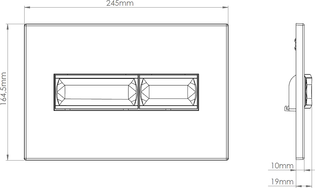 Комплект Унитаз подвесной Seramiksan Petite A101002H с микролифтом + Система инсталляции для унитазов DIWO 4501 + Кнопка смыва DIWO 7323 черная матовая 577770 - 9