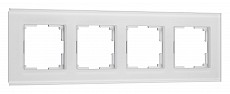 Рамка на 4 поста Werkel Senso белый soft-touch W0043101 - 1