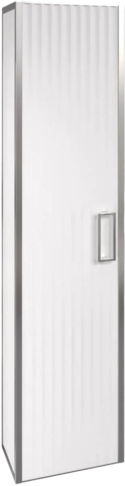Шкаф-пенал Armadi Art Monaco подвесной белый глянец - хром 868-WCR - 0
