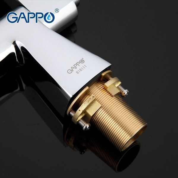 Смеситель для раковины с гигиеническим душем Gappo хром глянцевый G1204 - 3