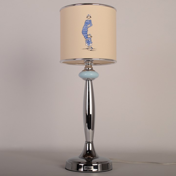 Настольная лампа декоративная Manne TL.7737-1BL TL.7737-1BL (дама с ребенком) настольная лампа 1л - 0
